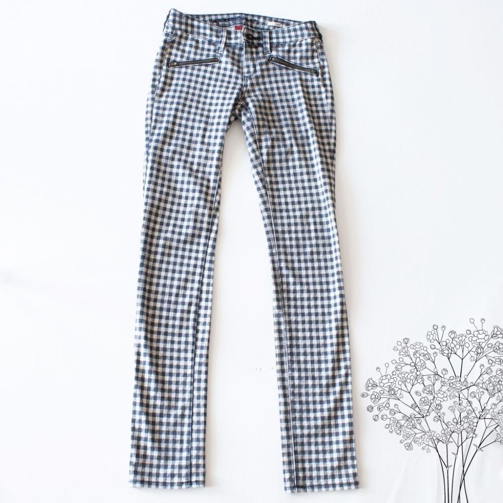 Arizona Jeans Checkered Jeggings Size 1